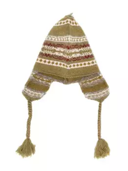 Шапка Dinna с узором фэр-айл Bonpoint, зеленый