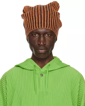 Шапка для рисования RB_Drawing от Ronan Bouroullec Edition HOMME PLISSe ISSEY MIYAKE, Orange