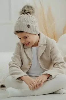 Шапка Джамикс с добавлением шерсти детская LENNERT II Jamiks, бежевый