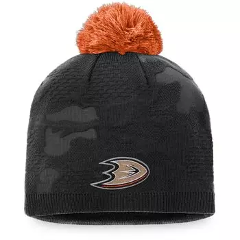 Шапка Fanatics Branded Anaheim Ducks, черный