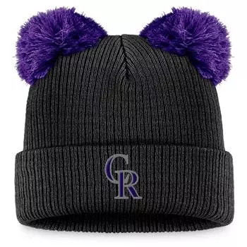 Шапка Fanatics Branded Colorado Rockies, черный
