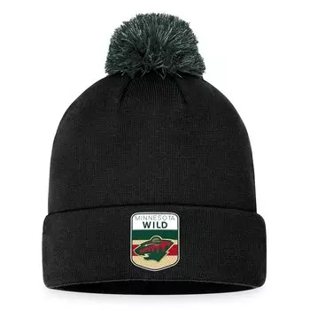 Шапка Fanatics Branded Minnesota Wild, черный