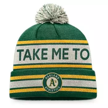 Шапка Fanatics Branded Oakland Athletics, зеленый