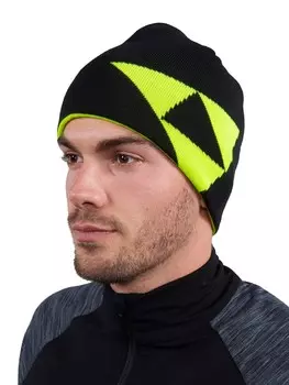 Шапка Fischer LOGO-REVERSIBLE, черный