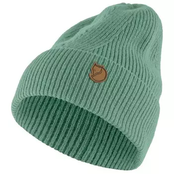 Шапка Fjllrven Directional Rib Beanie, цвет Patina Green