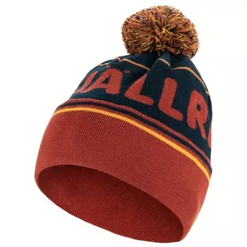 Шапка Fjllrven Pom Hat, цвет Autumn Leaf/Dark Navy