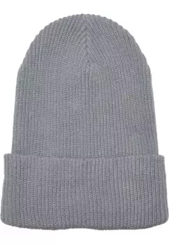 Шапка Flexfit " Flexfit Accessories Recycled Yarn Spired Ribbed Knit Beanie" (1 шт.), серый