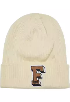 Шапка Fubu " Fubu Accessories FA224-001-2 COLLEGE BEANIE КРЕМ/КОРИЧНЕВАЯ " (1 шт.), коричневый