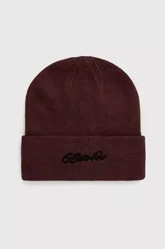 Шапка G-Star, коричневый