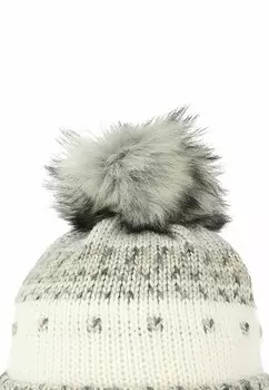 Шапка GESTREIFT MIT BOMMEL Faera, светло-зеленый