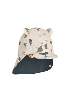 Шапка GORM REVERSIBLE SUN HAT WITH EARS UNISEX Liewood, цвет sandy