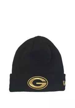 Шапка GREEN BAY PACKERS NFL ESSENTIAL METALLIC LOGO New Era, черный