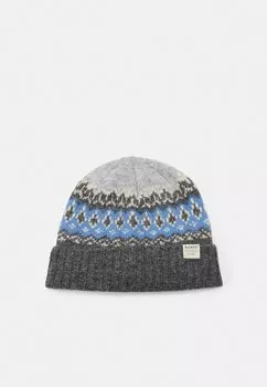 Шапка Gregoris Beanie Unisex Barts, цвет dark heather