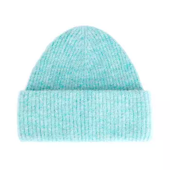 Шапка H&amp;M x Arket Double Cuff Beanie In Alpaca Merino M, светло-бирюзовый