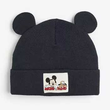 Шапка H&M Disney Minnie Mouse Appliqud, черный