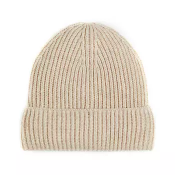 Шапка H&M Rib-knit, бежевый