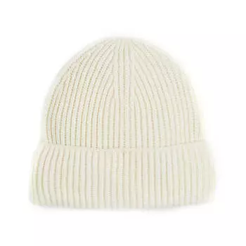 Шапка H&M Rib-knit, кремовый