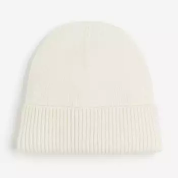 Шапка H&M Rib-knit, кремовый
