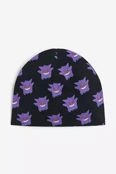 Шапка H&M x Pokmon Printed Jersey, черный
