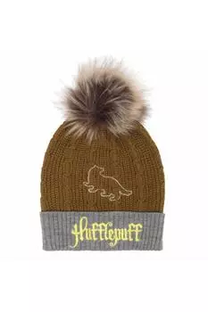 Шапка Хаффлпафф с помпонами Harry Potter, желтый