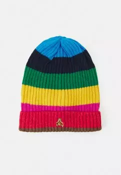 Шапка HAPPY STRIPE BEANIE BABY 0-24 UNISEX GAP, цвет multi-coloured