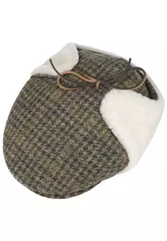 Шапка HARRIS TWEED FLAT MIT OHRENKLAPPEN Lierys, цвет grn