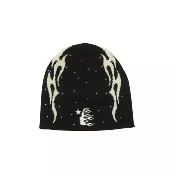 Шапка Hellstar Flame Beanie, черный