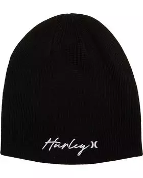 Шапка Hurley Script Staple Beanie, черный