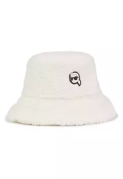 Шапка IKONIK BUCKET KARL LAGERFELD, кремовый