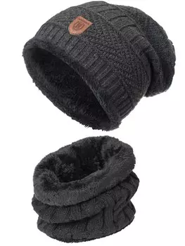 Шапка INDICODE JEANS Beanie Siracusa Hoddie, темно-серый