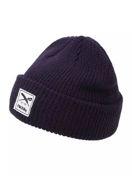 Шапка Iriedaily Beanie Kreuzkoelln, темно-фиолетовый