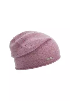 Шапка из блестящей кашемировой пряжи с закругленными краями 19396-0 SEEBERGER, цвет Orchidee