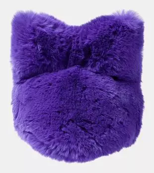 Шапка из искусственного меха Acne Studios, фиолетовый