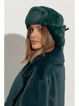 Шапка из искусственного меха Paul Smith, зеленый