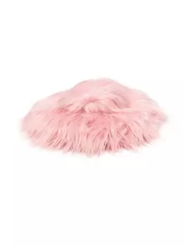 Шапка из искусственного меха Руслана Багинского Ruslan Baginskiy, розовый