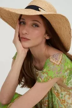 Шапка из лимитированной коллекции BE SHERO Answear Lab, бежевый