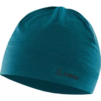 Шапка из мериноса Lffler, синий