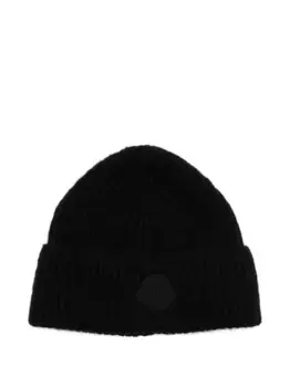 Шапка из мохера и шерсти MONCLER, черный