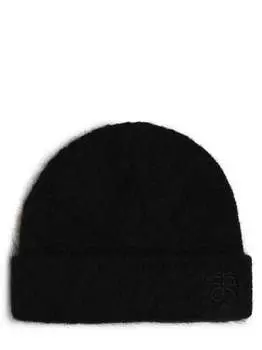 Шапка из мохера с содержанием бруклин Second Female, черный