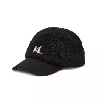 Шапка из овчины k/kl Karl Lagerfeld, черный
