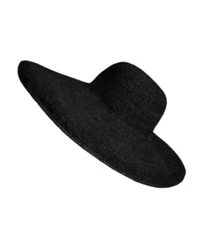 Шапка из рафии ручной работы izy Ibeliv, черный