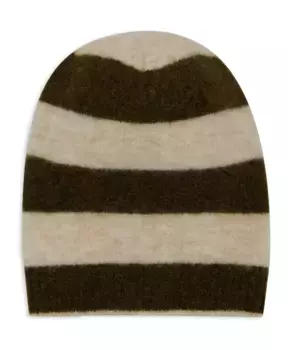 Шапка из шерсти альпаки с двухцветными полосками Gallo, мультиколор