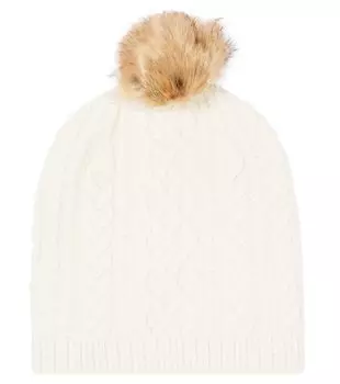 Шапка из шерсти и кашемира Polo Ralph Lauren Kids, белый