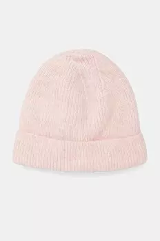 Шапка из шерсти мерино Answear.Lab, розовый