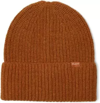 Шапка из смеси альпаки с манжетами Madewell, цвет Heather Rust