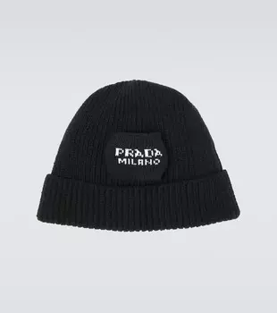 Шапка из смеси шерсти и кашемира Prada