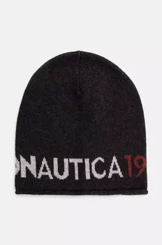 Шапка из смесовой шерсти Aeronautica Militare, черный