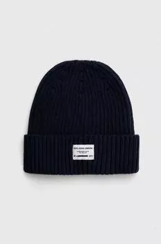 Шапка из смесовой шерсти Griffin. Pepe Jeans, темно-синий
