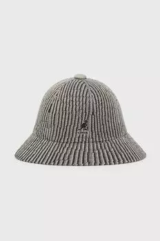 Шапка из смесовой шерсти Kangol, серый