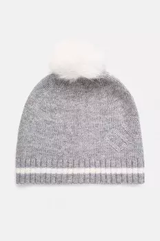 Шапка из смесовой шерсти Liu Jo, серый